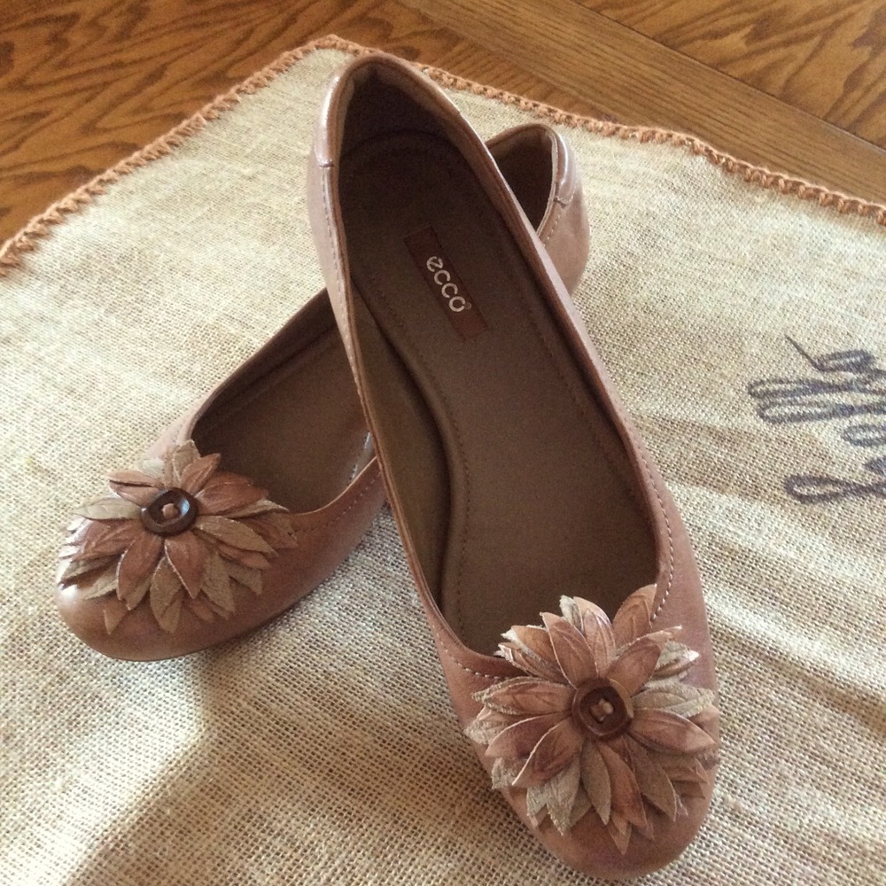 Ecco Slip-on Ballet Flats, Sz Euro 40, Sz 9